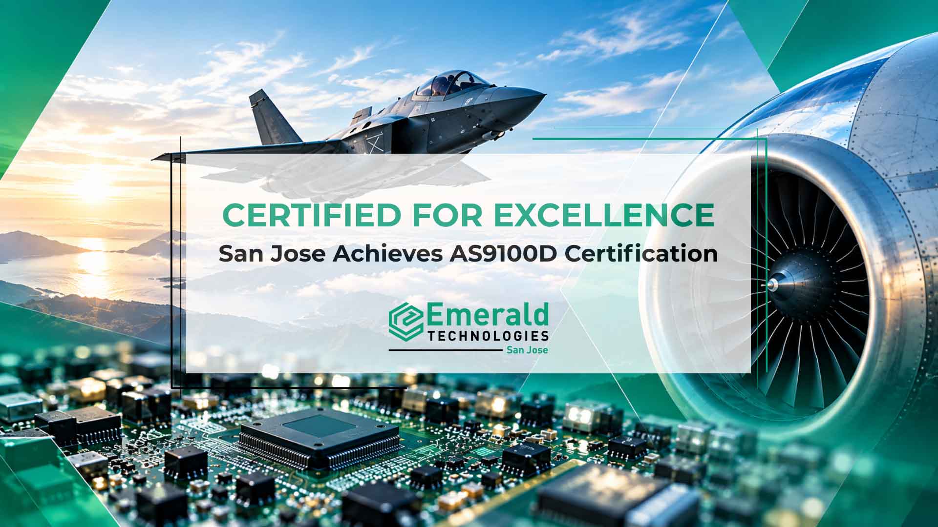 You are currently viewing Emerald Technologies San Jose Achieves AS9100D Certification!